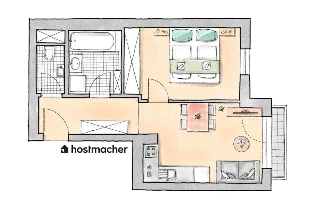 Trendy 1Br, Direct City Access By Hm Wien Eksteriør bilde